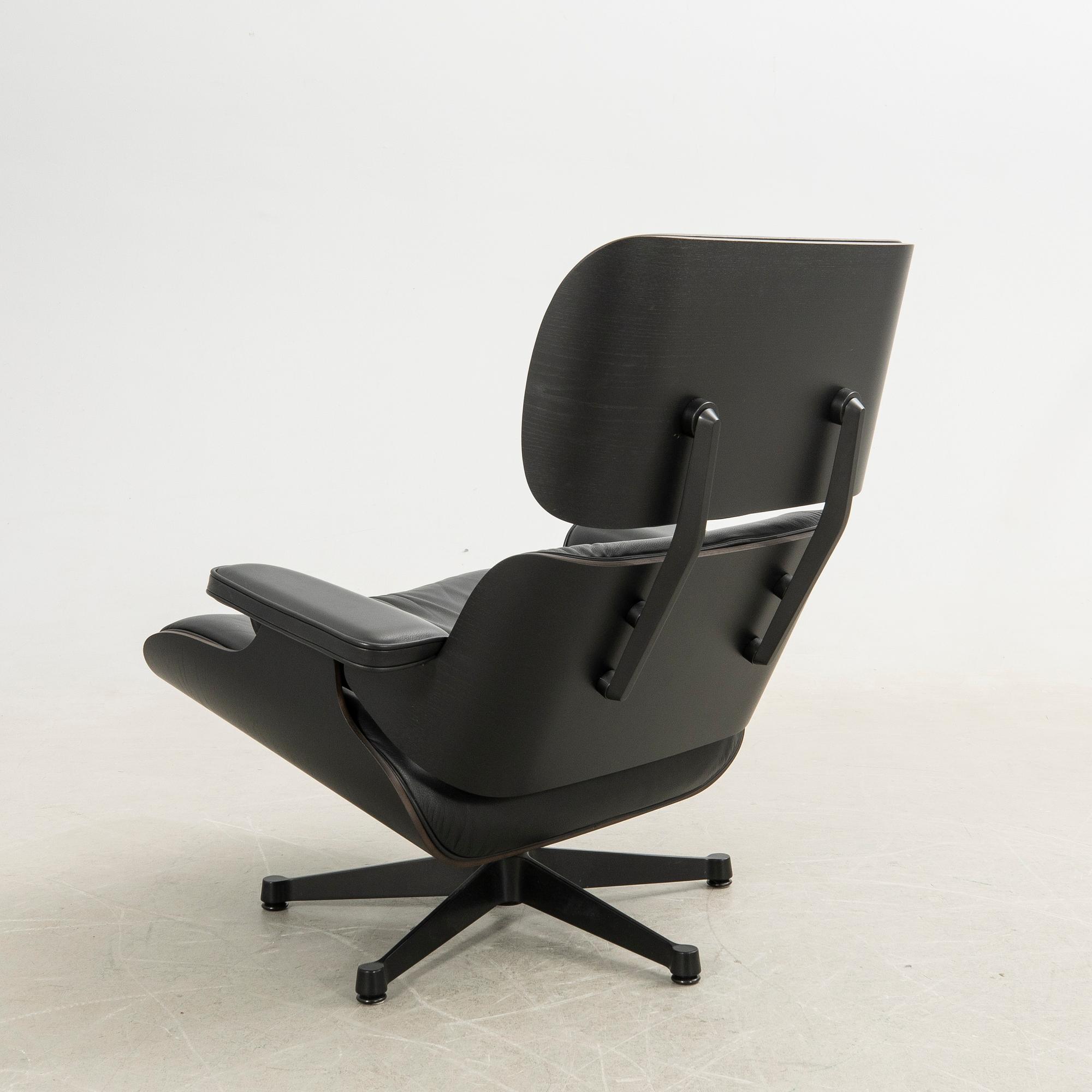Charles & Ray Eames, "Lounge Chair", Black Chestnut, Vitra, 2023.