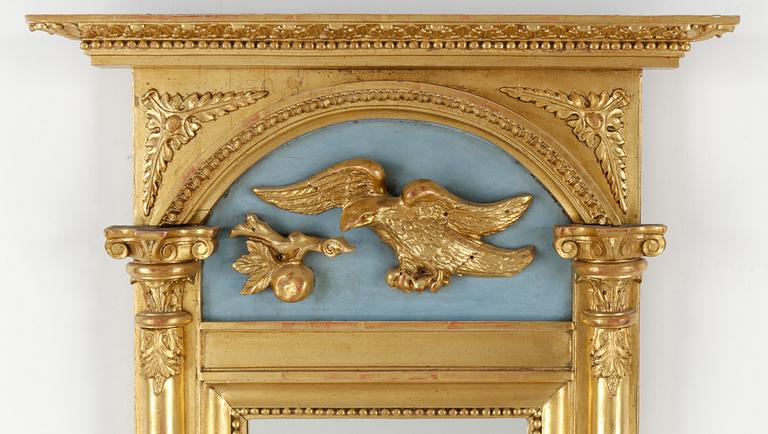 SPEGEL, senempire, troligen Johan Fredrik Sellberg, 1800-talets första hälft.