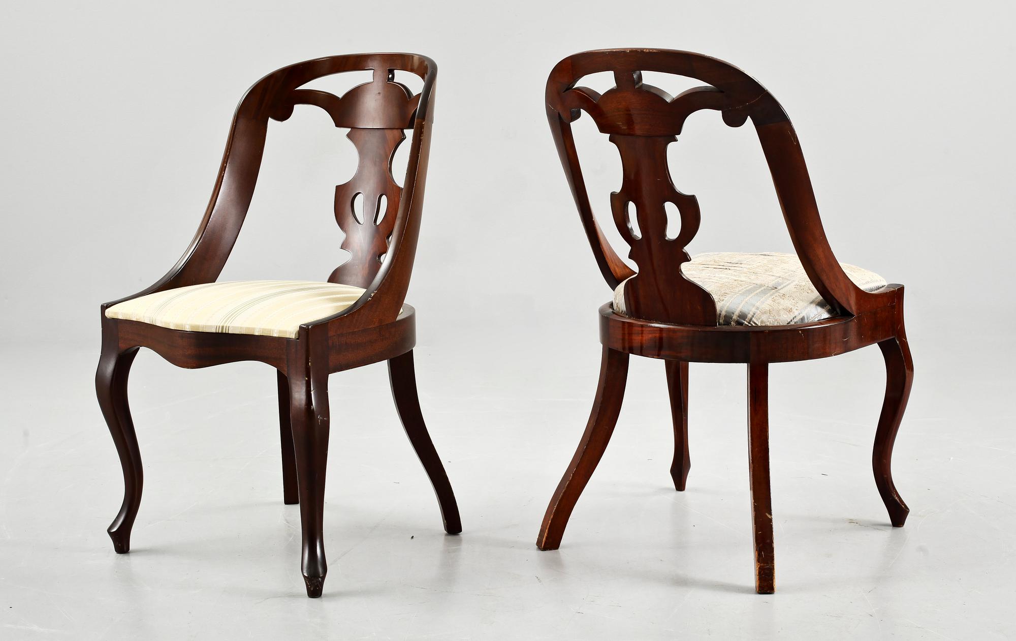 STOLAR, 8 st, s k Göteborgsstolar, 1900-tal.