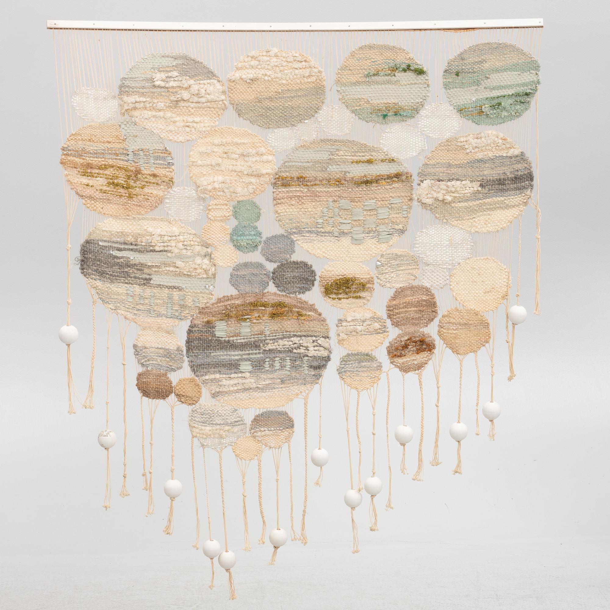 Ingalill Sjöblom, textile, "Silurian Atoll", -69.