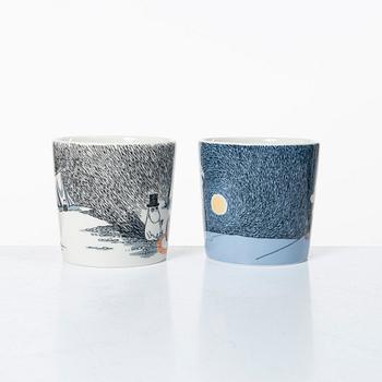 Arabia, 29 Moomin mugs, Finland.
