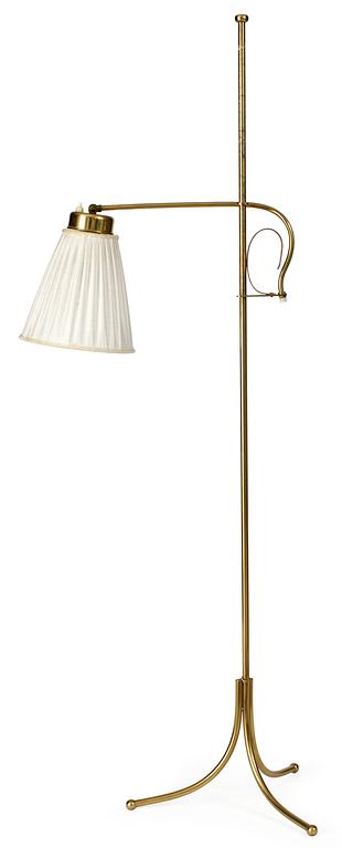 A Josef Frank brass floor lamp, Firma Svenskt Tenn.