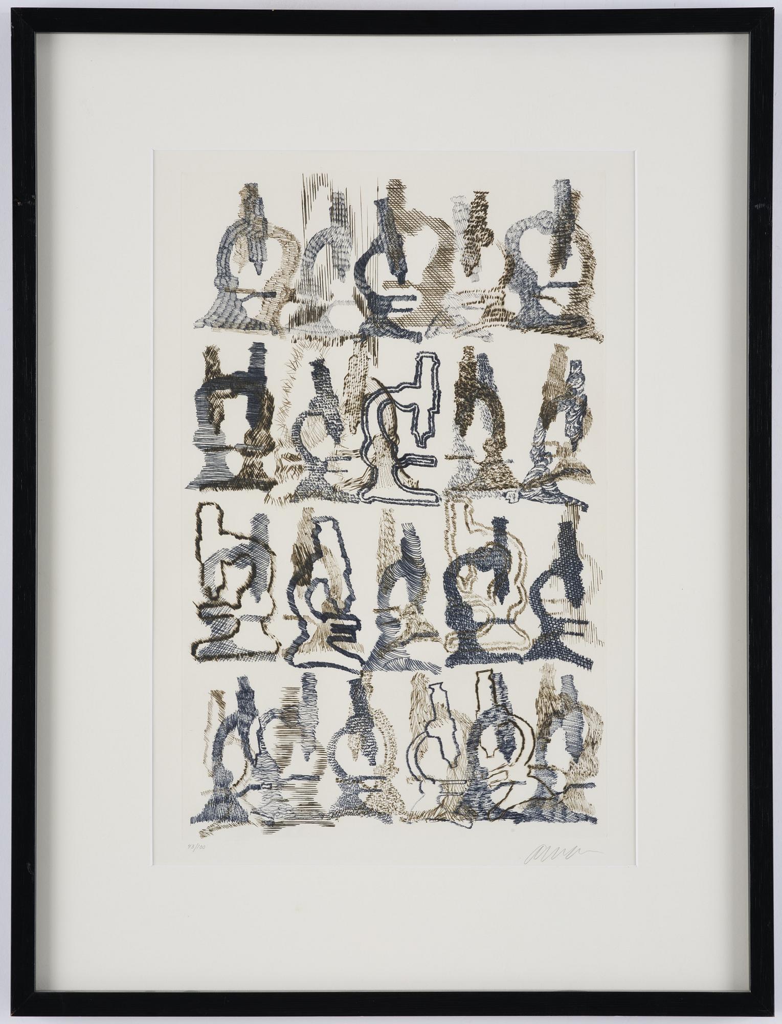 Arman, Untitled from: "Hommage aux Prix Nobel" (The Nobel Prize Portfolio).