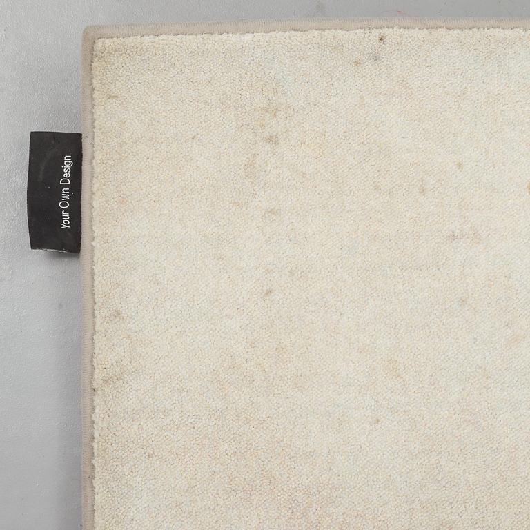 Maria Boström, MATTO, "Sideways", a printed decor after a painting by Maria Boström for Moooi carpets 2018, ca 301,5 x 298 cm.