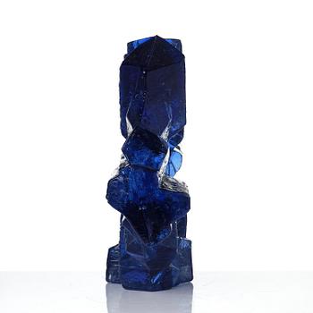 Edvin Öhrström, "Korona", a cast glass sculpture, Lindshammar Glassworks, 1970s.