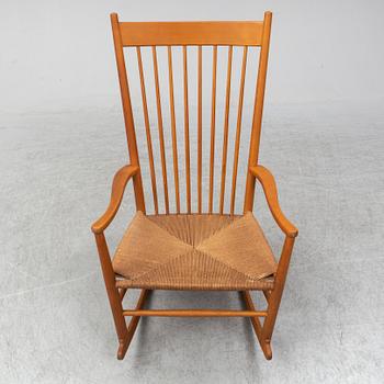 HANS J WEGNER, gungstol, "J16" FDB Møbler, Danmark 1940-tal.