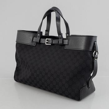 Gucci, A monogram canvas tote bag.