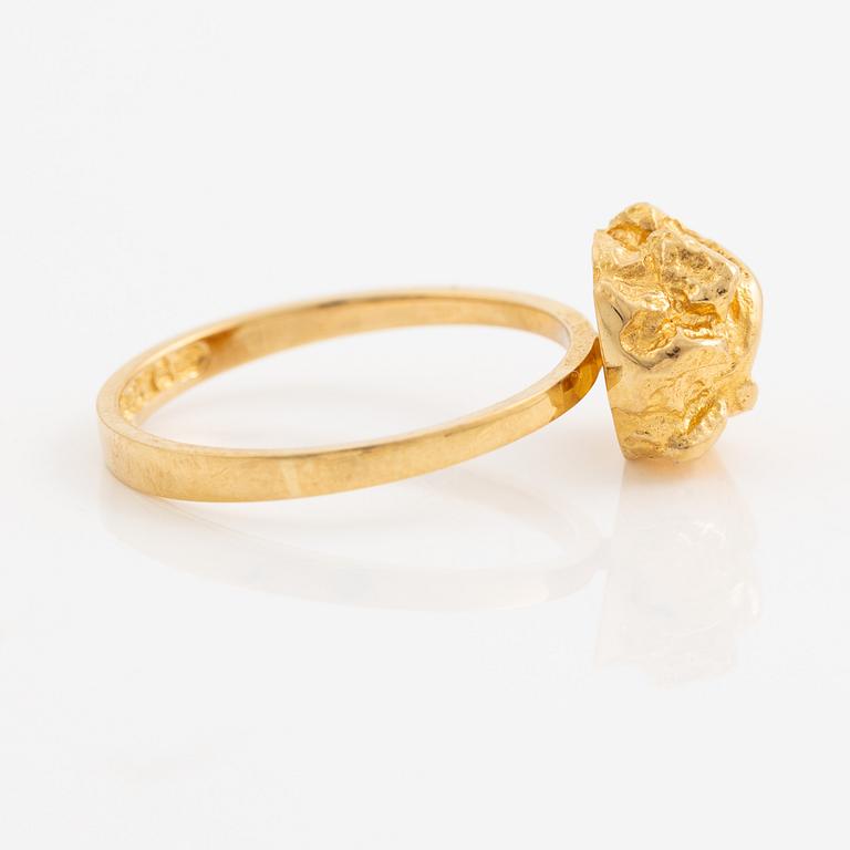 Björn Weckström, ring, 18K guld, Finland 1976. För Lapponia.