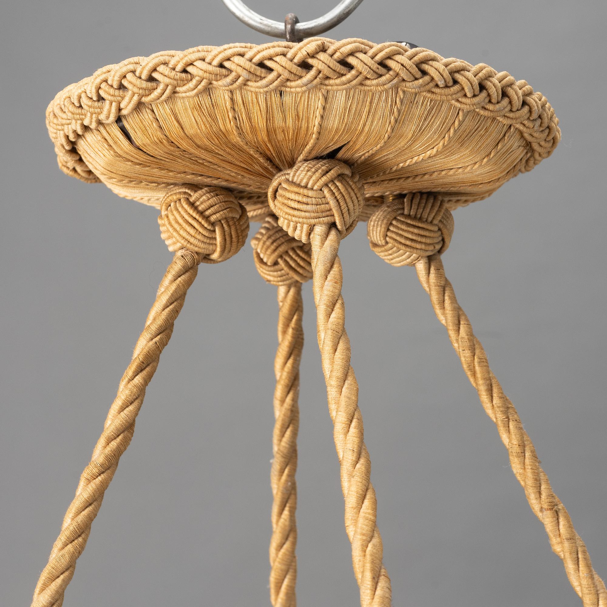 An alabaster ceiling lamp, 1920s.