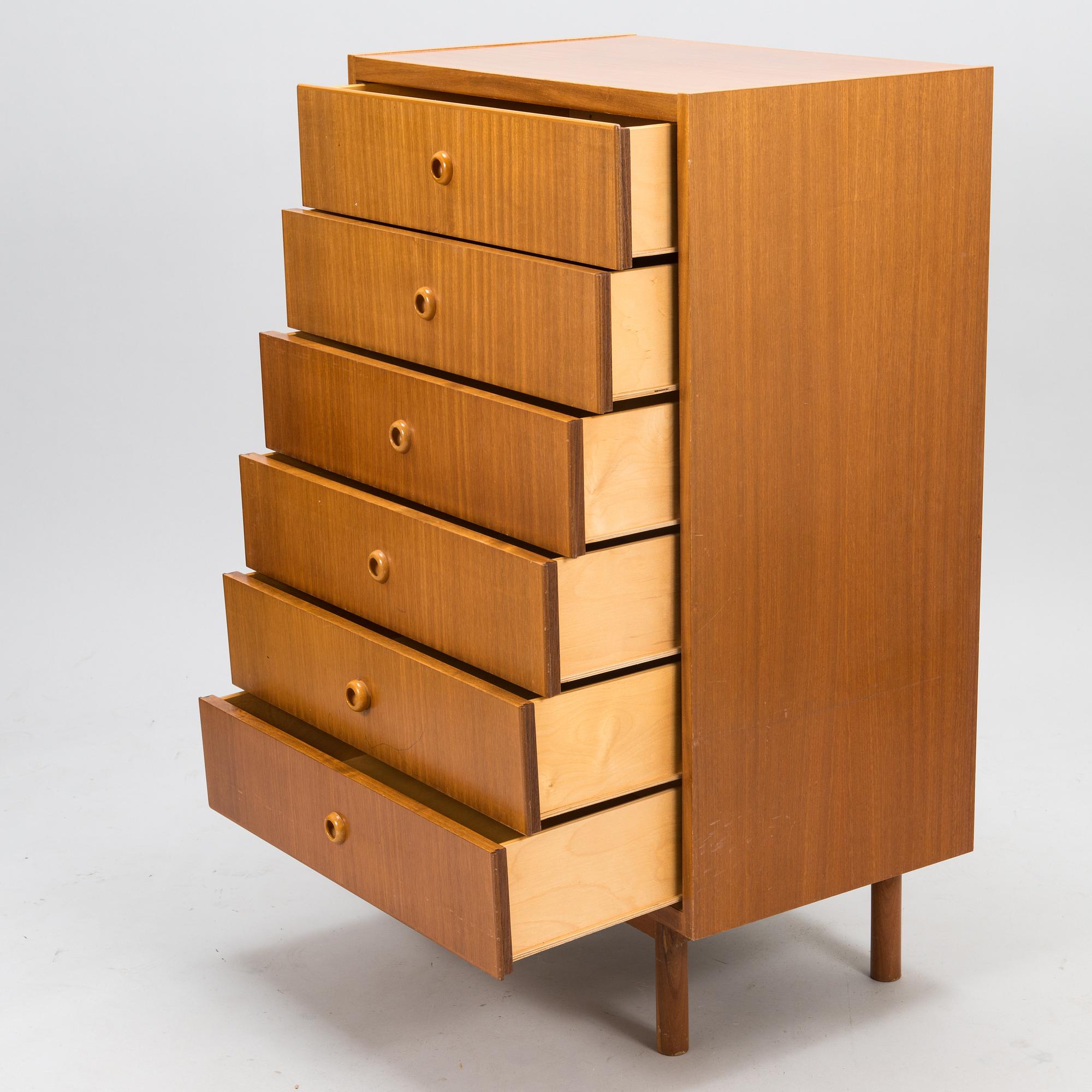OLOF OTTELIN, A 1960s drawer of the 'Beta' series, Oy Stockmann Ab, Keravan puusepäntehdas, Finland.