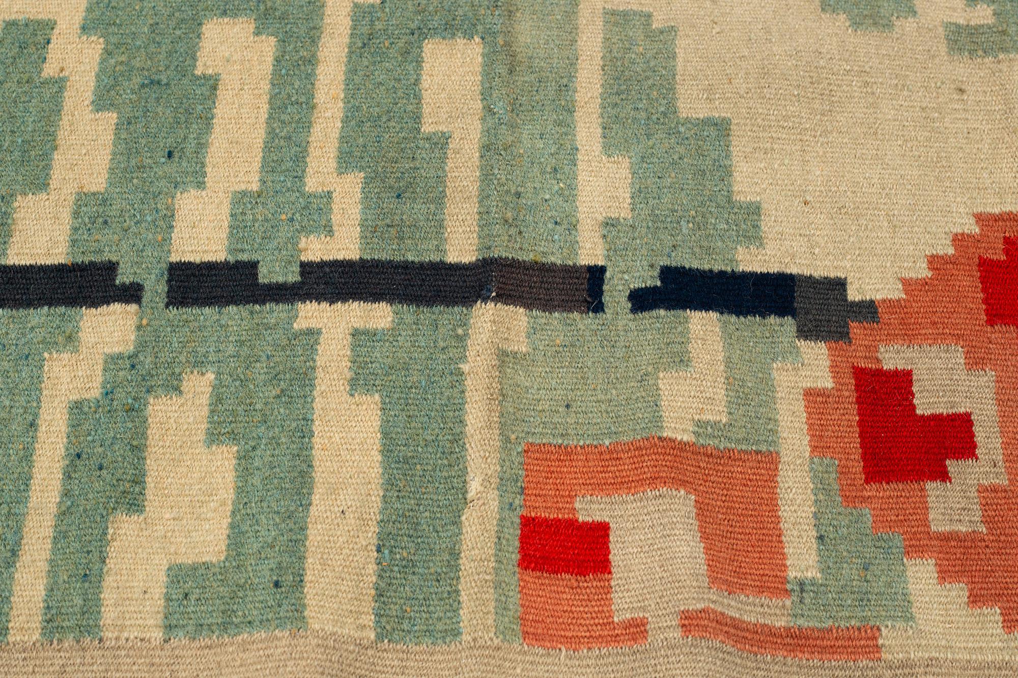 A drape, flat weave, ca 275 x 154 cm, probably Norway, 1920s-1930s.