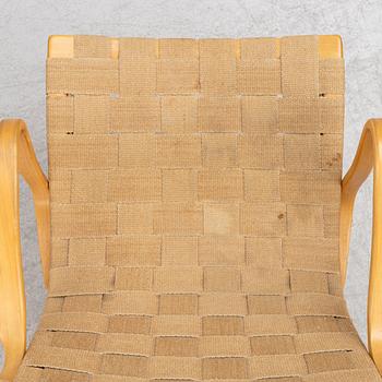 Bruno Mathsson, a pair of 'Eva', armchairs, Karl Mathsson, 1976.