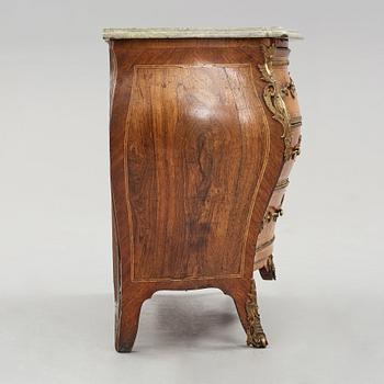 A Swedish Rococo commode by Lars Nordin (master in Stockholm 1743-1773).