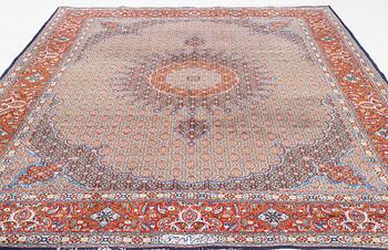 A Moud carpet, c. 345 x 250 cm.