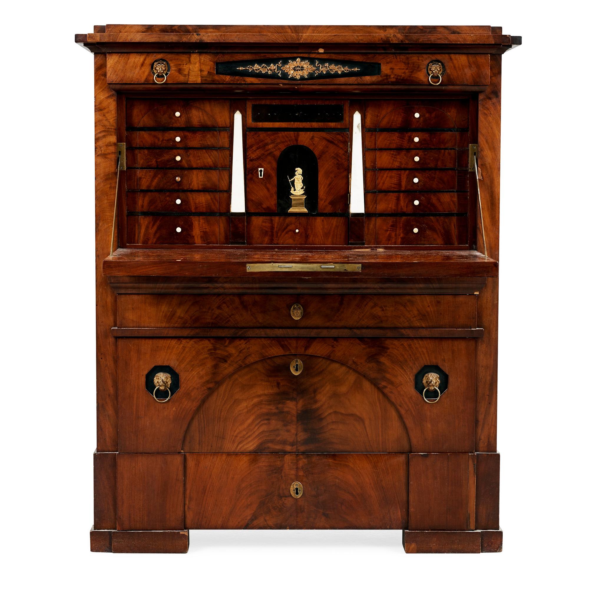 A Swedish Empire 19th century secretaire.