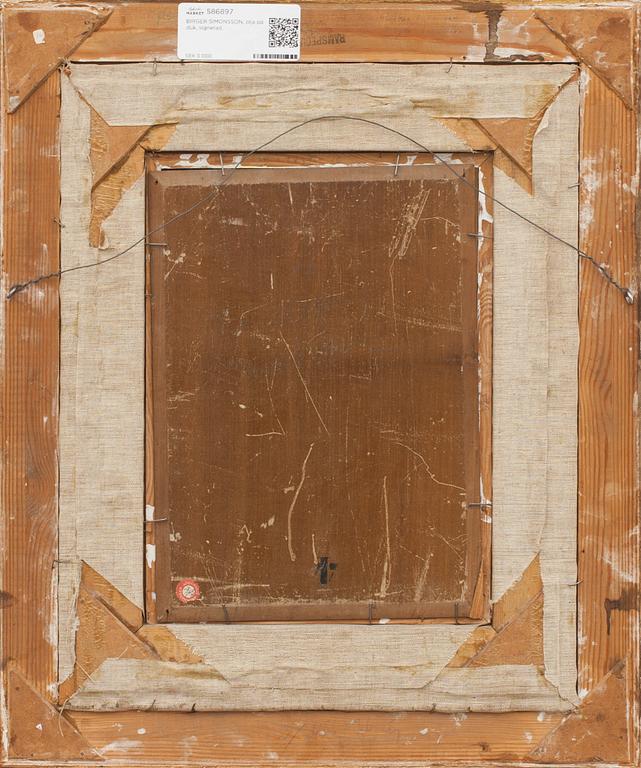 BIRGER SIMONSSON, olja på duk, signerad.