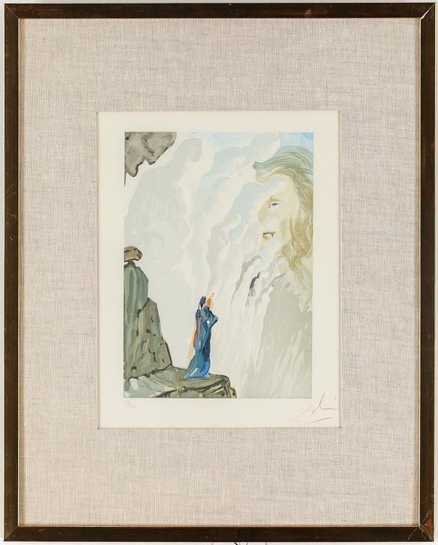SALVADOR DALÍ, a woodcut, signed and numbered 77/150.