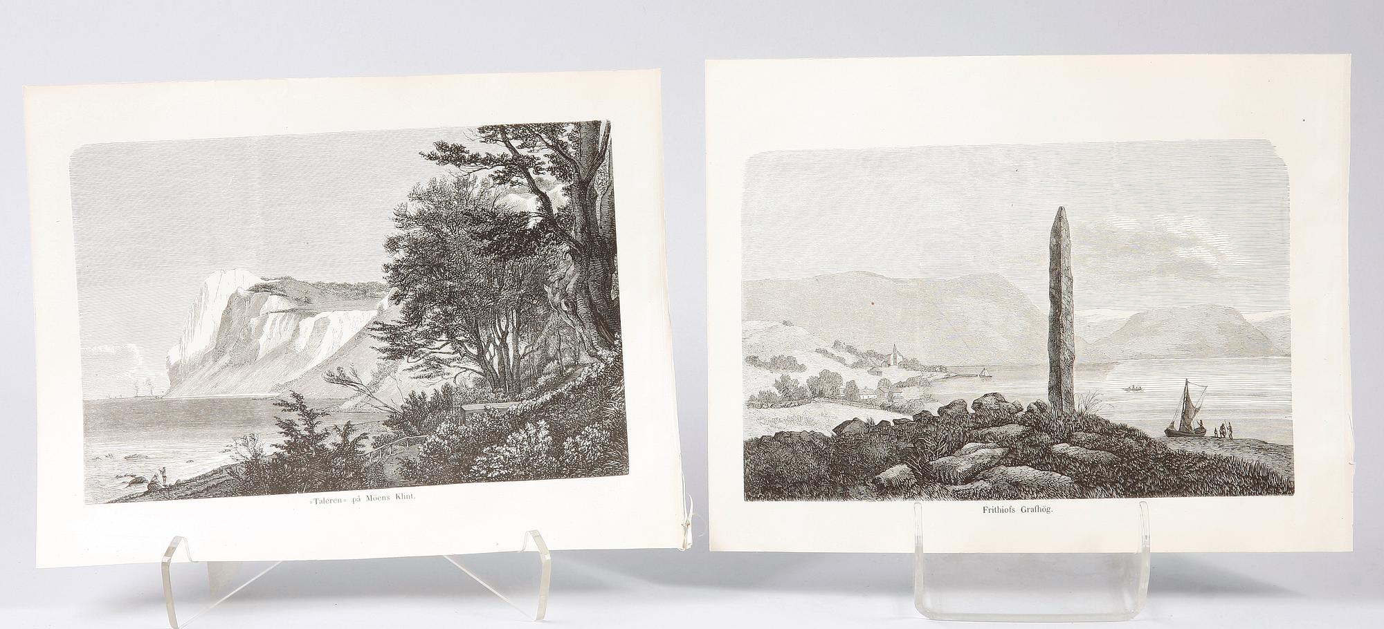 PARTI GRAFIK, bl a Meyer, Lindman, Nordiska tavlor, mm.