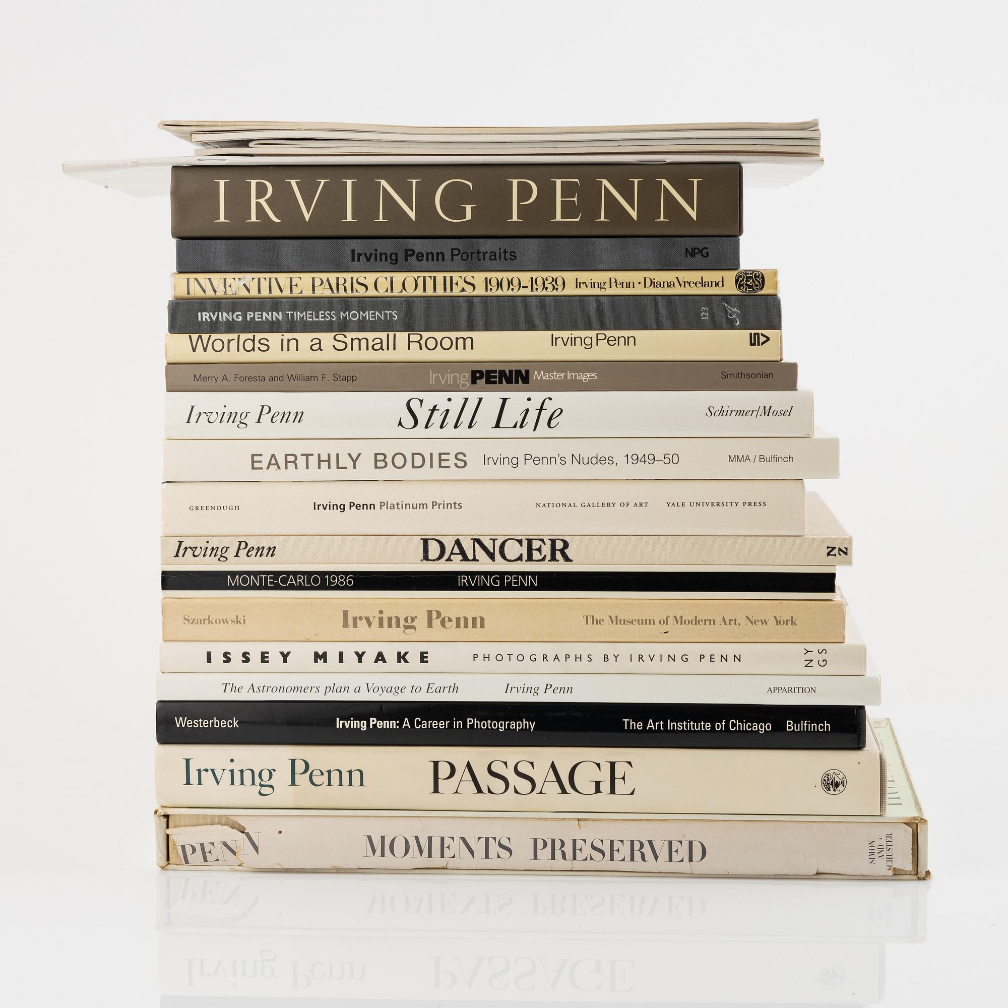 Irving Penn, collection of photo books and publications, 23