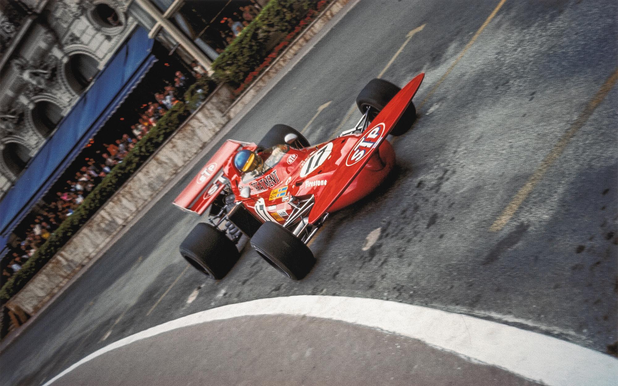 Kenneth Olausson, 'Ronnie Peterson during his breakthrough at the 1971 Monaco Grand Prix'.