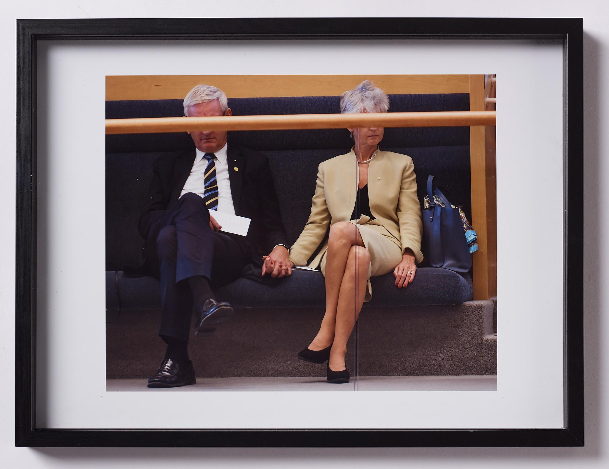 Urban Andersson, Carl Bildt and Anna Maria Corazza Bildt at the opening of the Parliament, September 2018.