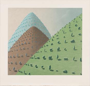 Kristian Krokfors, lithograph, signed and dated -97, numbered 42/60.