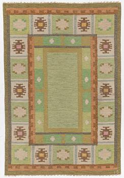 Ingegerd Silow, matta, röllakan, signerad IS, ca 200 x 137 cm.