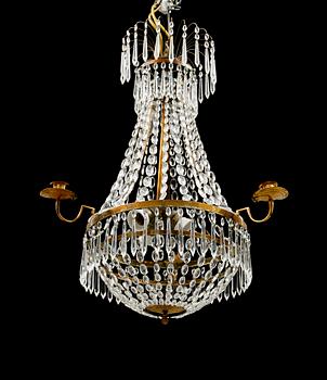 LJUSKRONA, gustaviansk stil, 1900-talets första hälft. Höjd ca 75 cm.