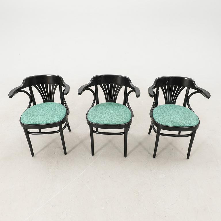 Armchairs, 6 pieces, Gemla, late 20th/early 21st century.