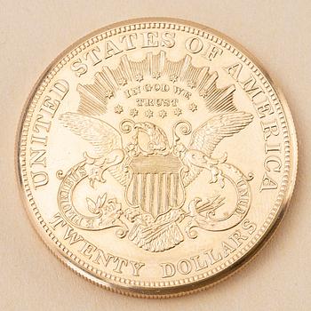 Rolex, "Coin Watch", "Twenty Dollars 1904", ca 1968.