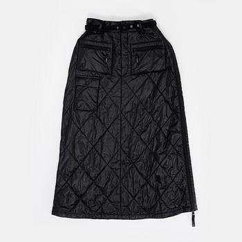 Moncler, A 'FRGMT Hiroshi Fujiwara', down jacket and skirt, size 38.