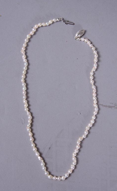 COLLIER, 5 st, odlade pärlor.