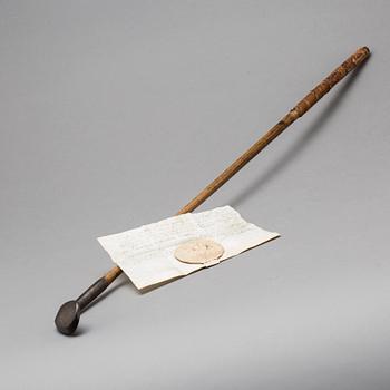 GOLFKLUBBA SAMT MEMOROBILIA. 1700 och 1800-tal.