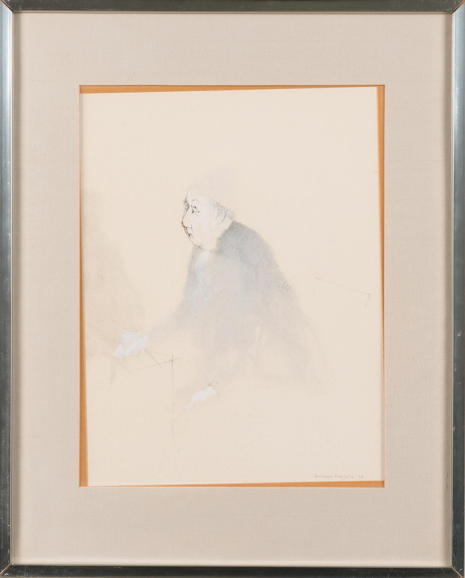 GUNNAR POHJOLA, akvarell, signerad och daterad-78.