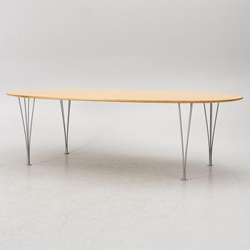 Bruno Mathsson & Piet Hein, a dining table, 'Superellipse', Bruno Mathsson International, Värnamo, 1990's.