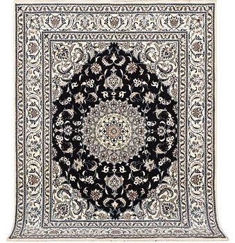 Matta, Nain, part silk, ca 253 x 201 cm. - Bukowskis