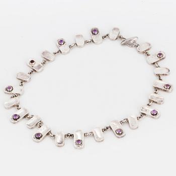 ARVO SAARELA, Necklace with amethyst.