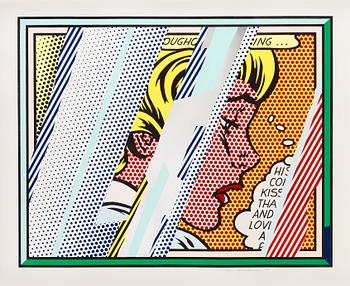 29. Roy Lichtenstein, "Reflections on Girl", from: "Reflections series".