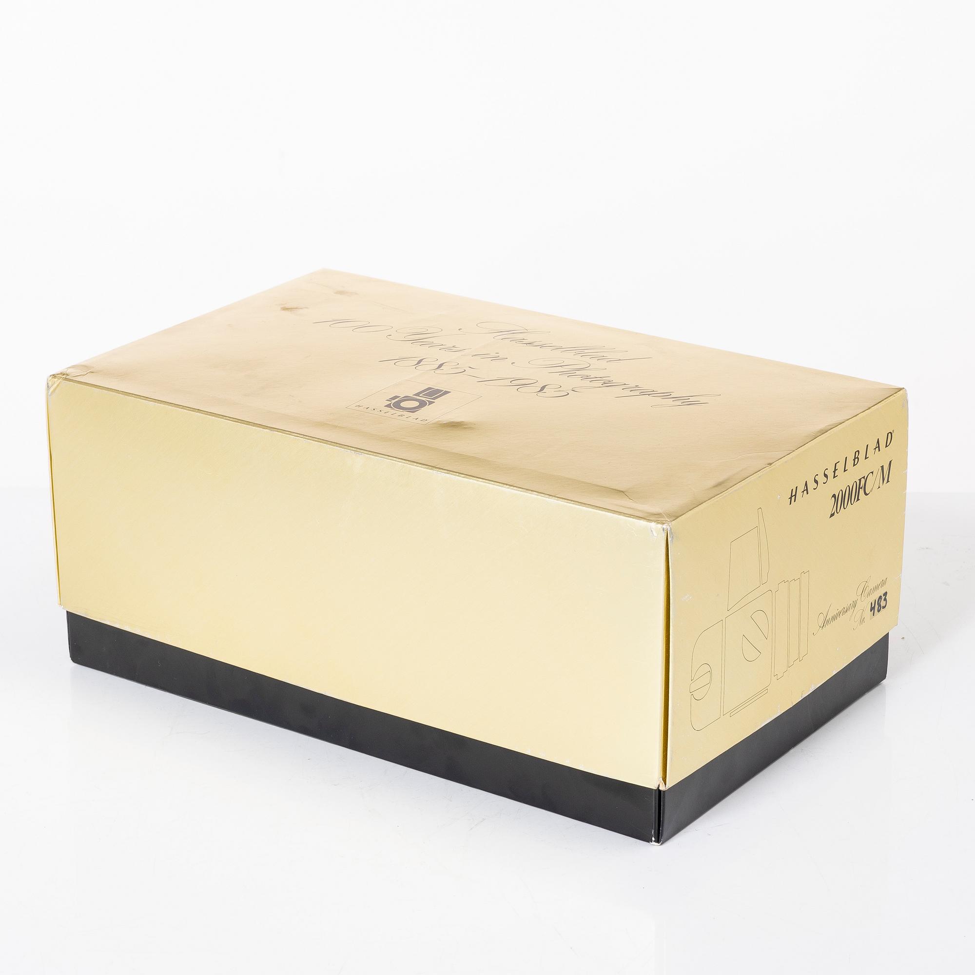 A Hasselblad camera, 2000FC/M, anniversary edition, 1985.