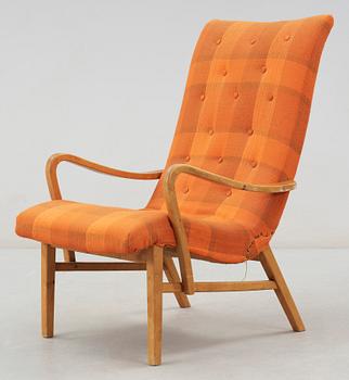 FÅTÖLJ, möjligen Axel Larsson, 1940-tal.