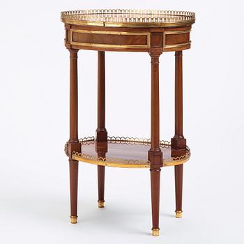 A Louis XVI mahogany and ormolu-mounted table signed Roger Vandercruse Lacroix 'RVLC' (master in Paris 1755-1799).