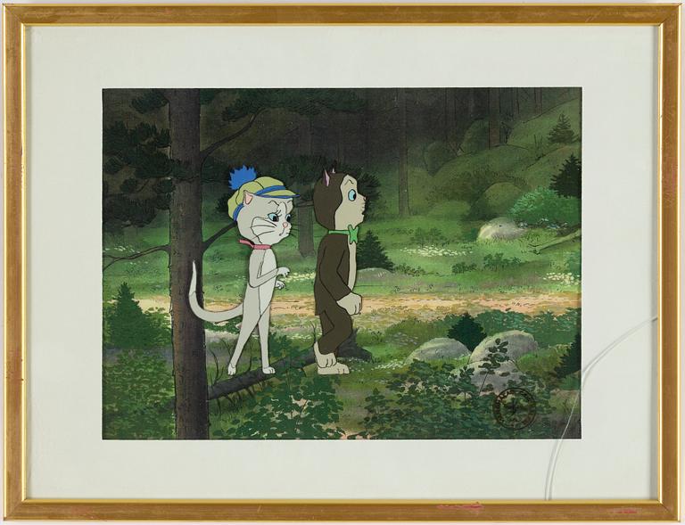 FILMCELLER, 14 stycken, original, ur "Pelle Svanslös", Team Film.