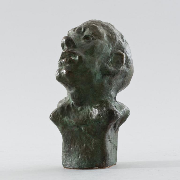 HELGE HÖGBOM), brons, signerad.