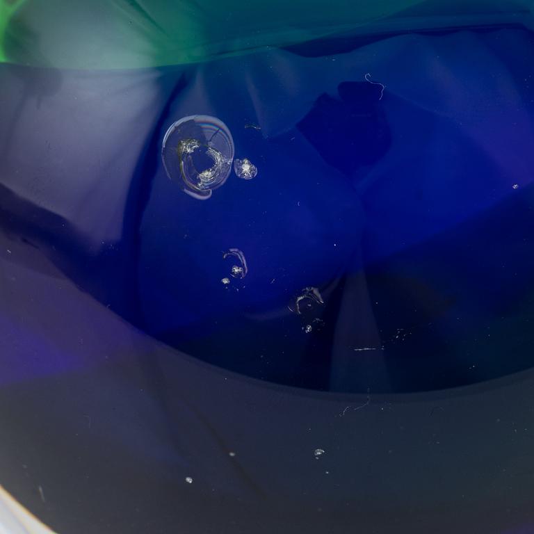 Hanne Dreutler & Arthur Zirnsack, two signed glass sculptures, Fyrklövern Studio Åhus.