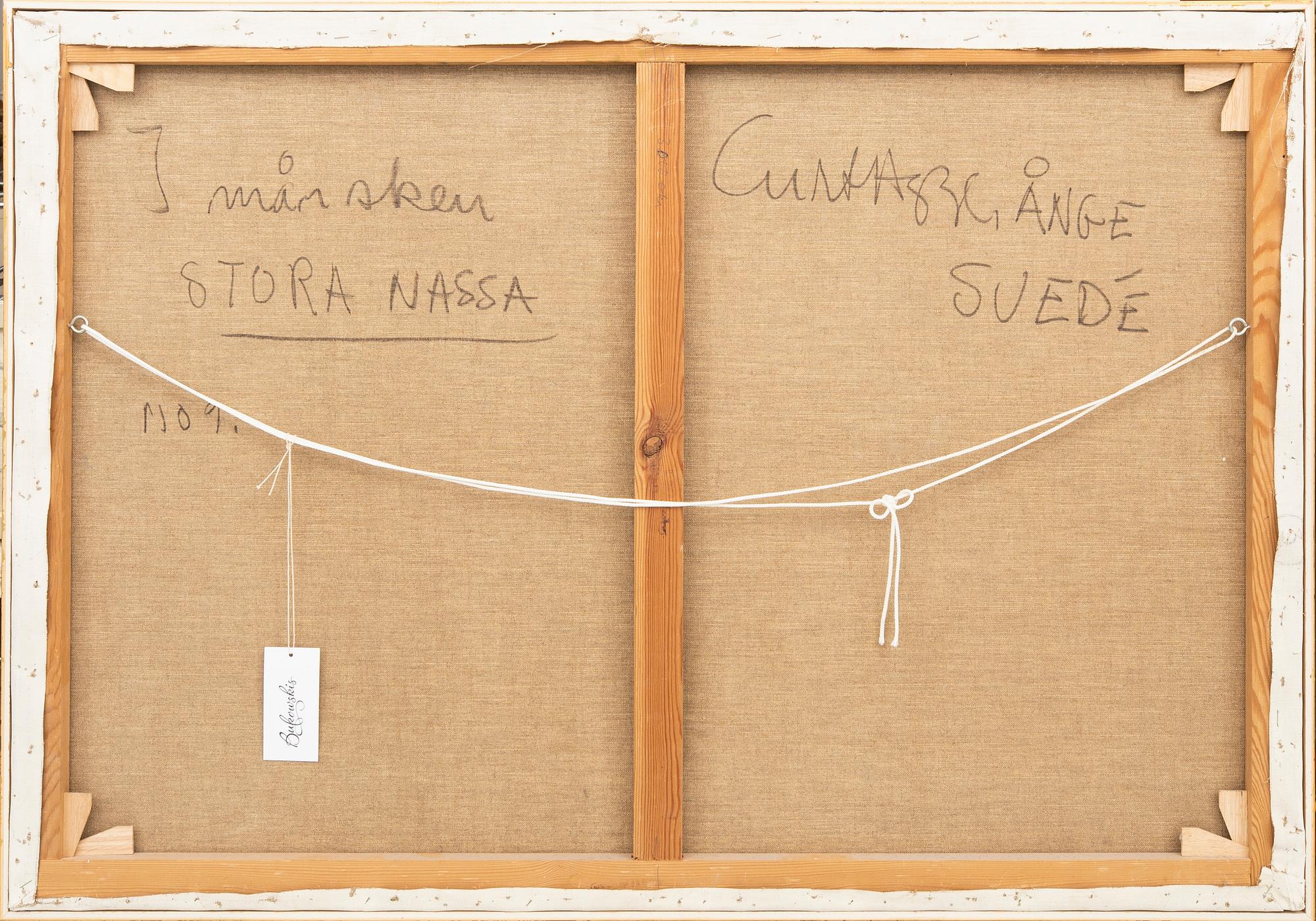 Curt Agge, olja på duk signerad.