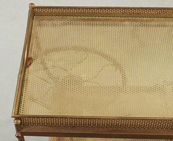 SERVERINGSVAGN, mässing, omkring 1900-talets mitt,