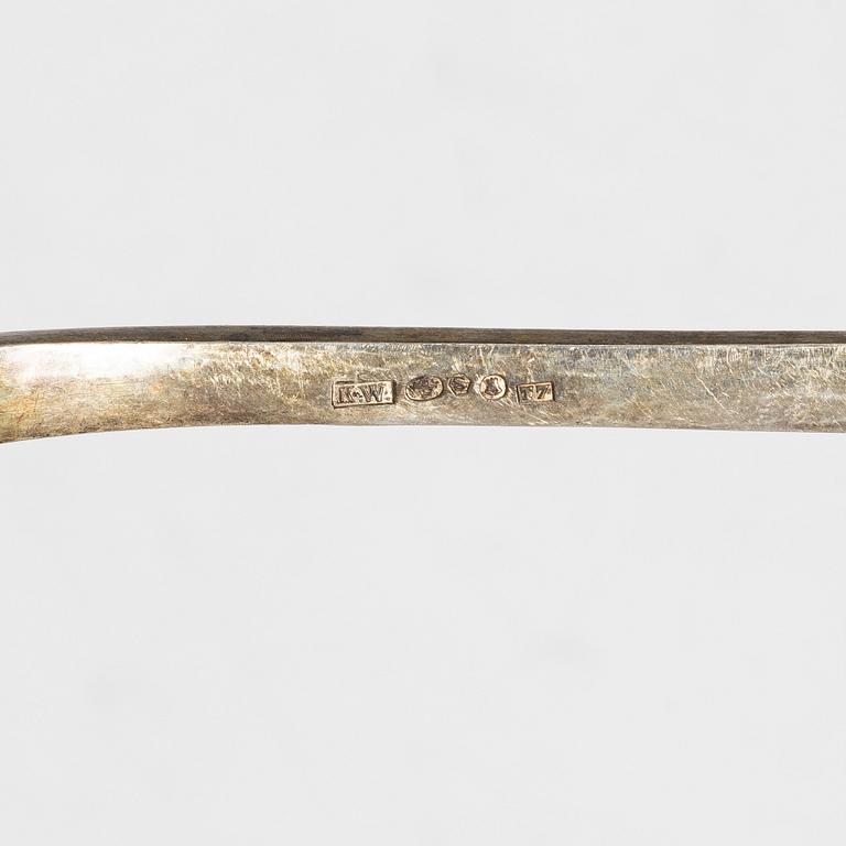 A 72-piece silver flatware set, Mema, Sweden, 1973-75, and eight other pieces of varying models.