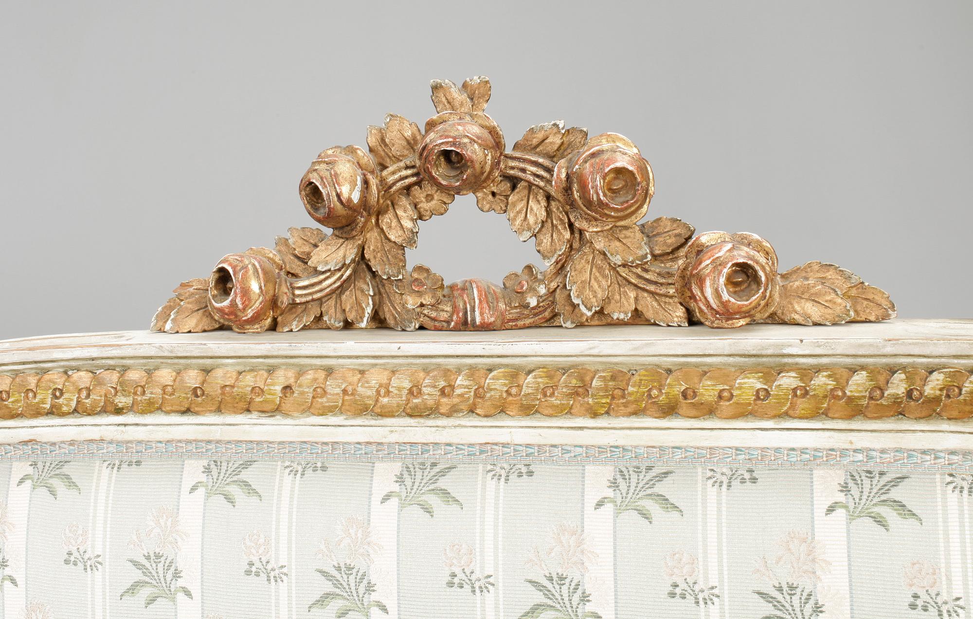 SÄNGAR, ett par, gustavianska, 1800-talets första hälft.