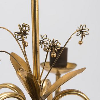 Taklampa,  tillverkare V. Soini Oy, 1900-talets mitt.