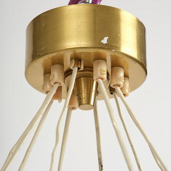 Hans-Agne Jakobsson, an imposing ceiling lamp, Hans-Agne Jakobsson AB, Markaryd, 1950s.